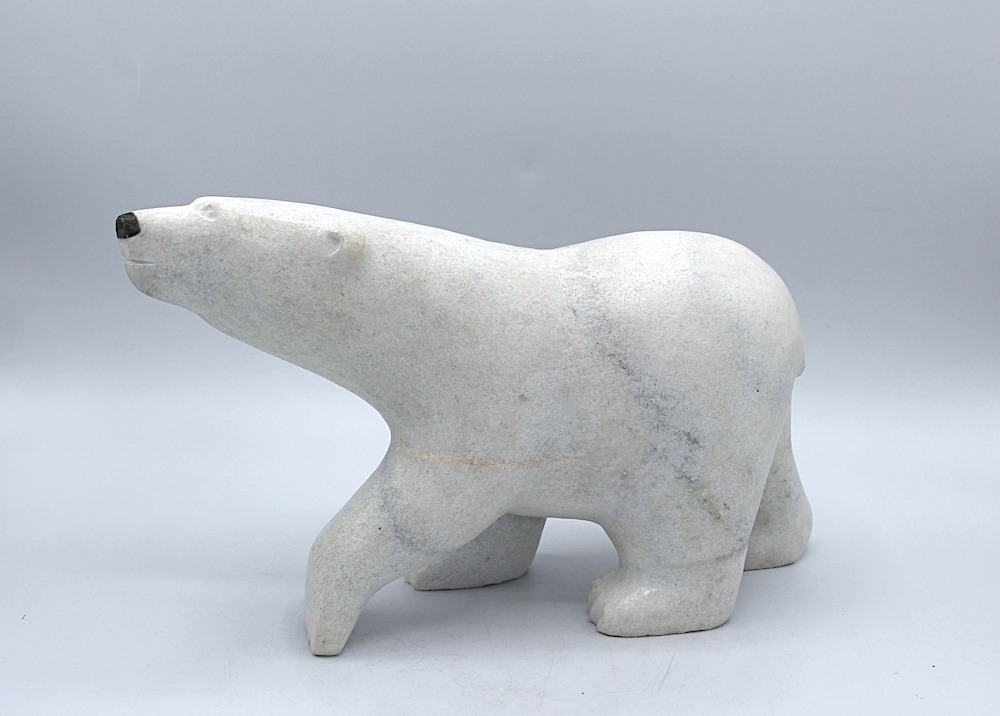 bear Inuit Art Sculpture in marble