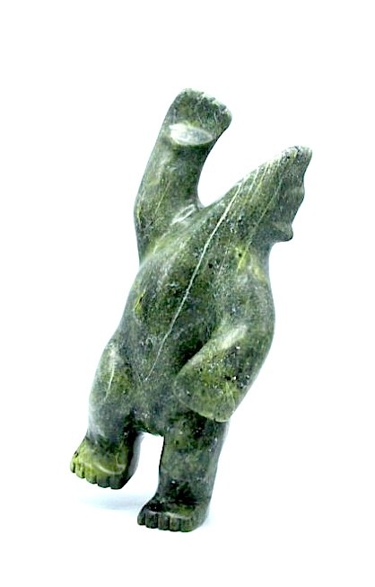 Dancing Bear Inuit Sculpture Cape Dorset