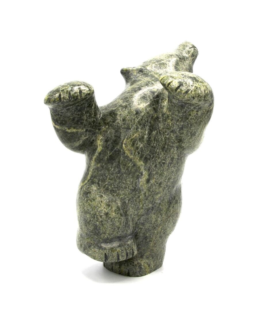 Dancing Bear Inuit Sculpture Serpentine