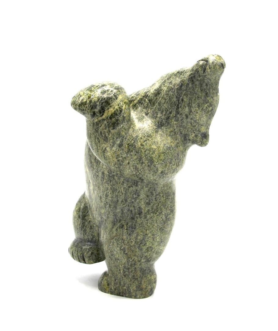 Dancing Bear Inuit Sculpture Serpentine