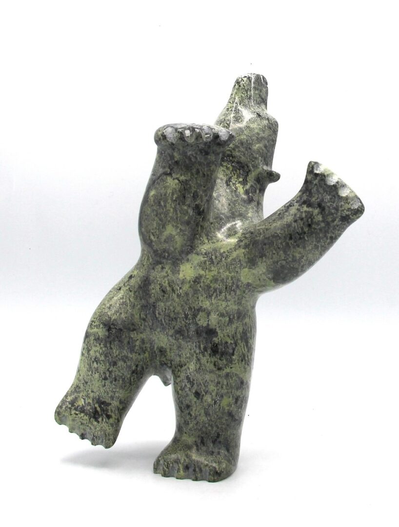 dancing bear inuit art sculpture cape dorset